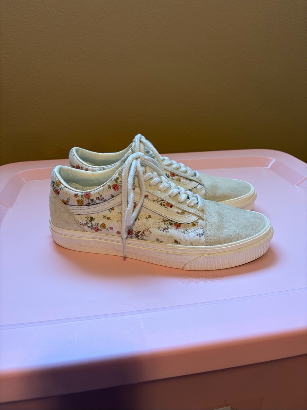 Vans Old Skool Vintage Floral Cream Sneakers